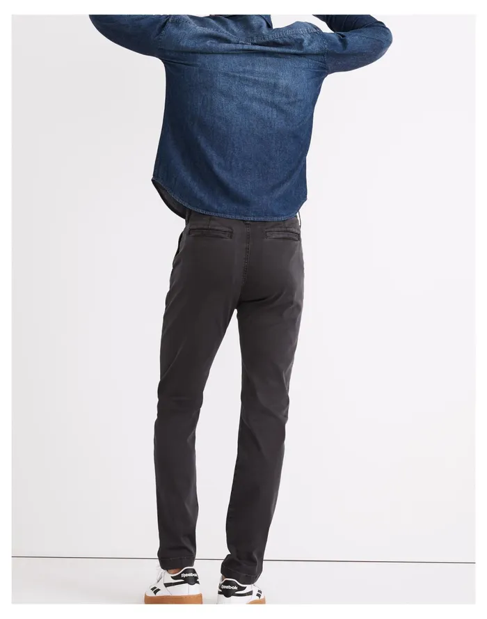 Men Athletic Slim Chino Pants Black Coal Madewell Pants Men Athletic Slim Chino Pants Black Coal Madewell Pants