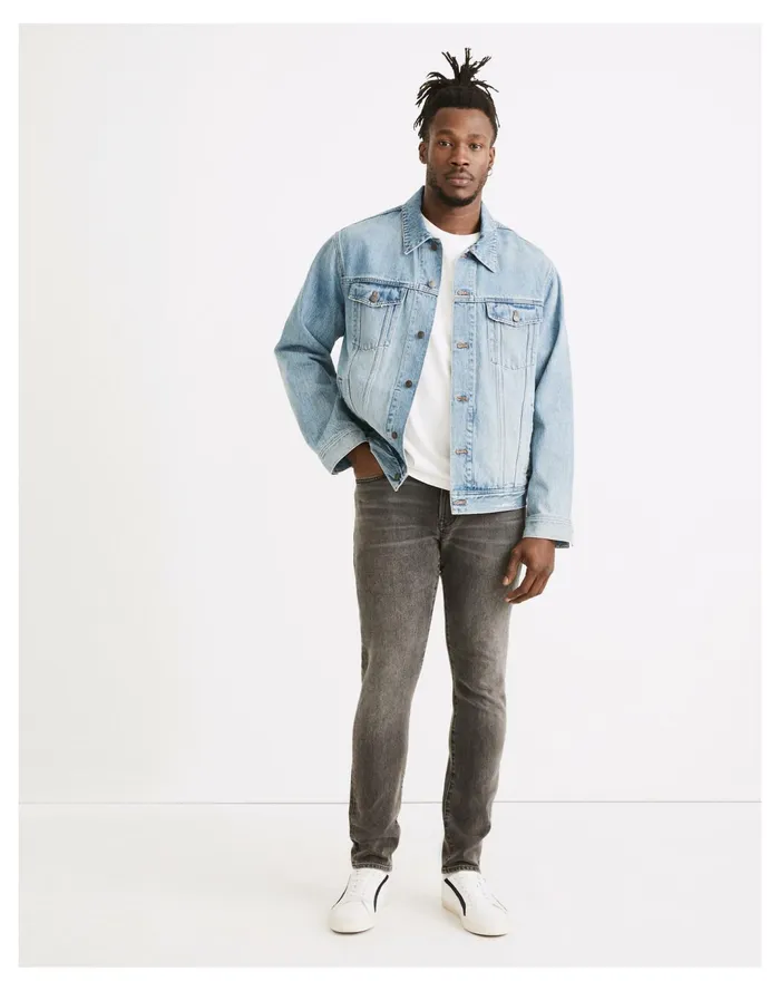 Men Athletic Slim Jeans In Woodford Wash Woodford Wash Madewell Jeans