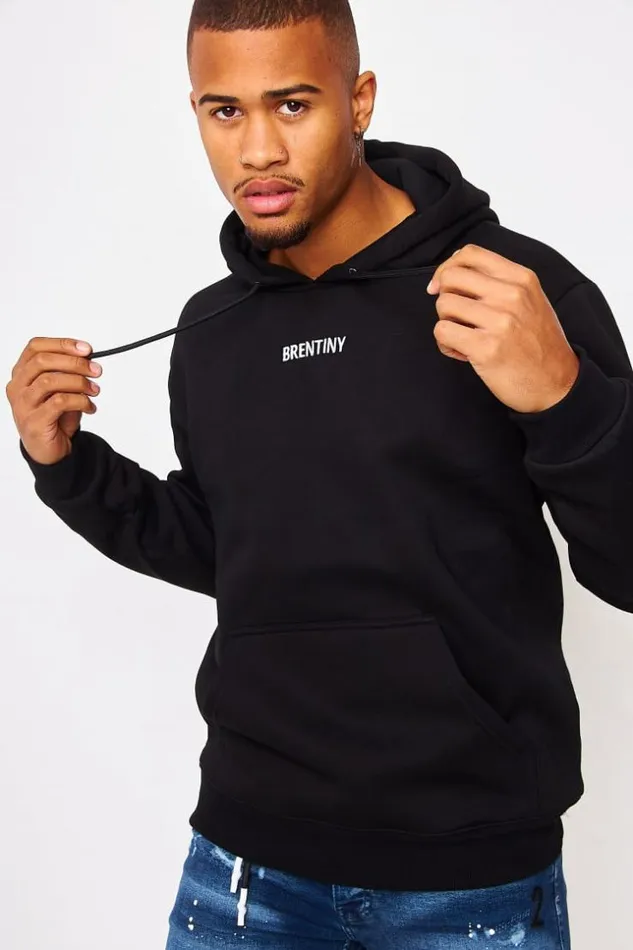 Men Black Brentiny Hoodie Black Brentiny Paris Sweatshirts and Pullovers