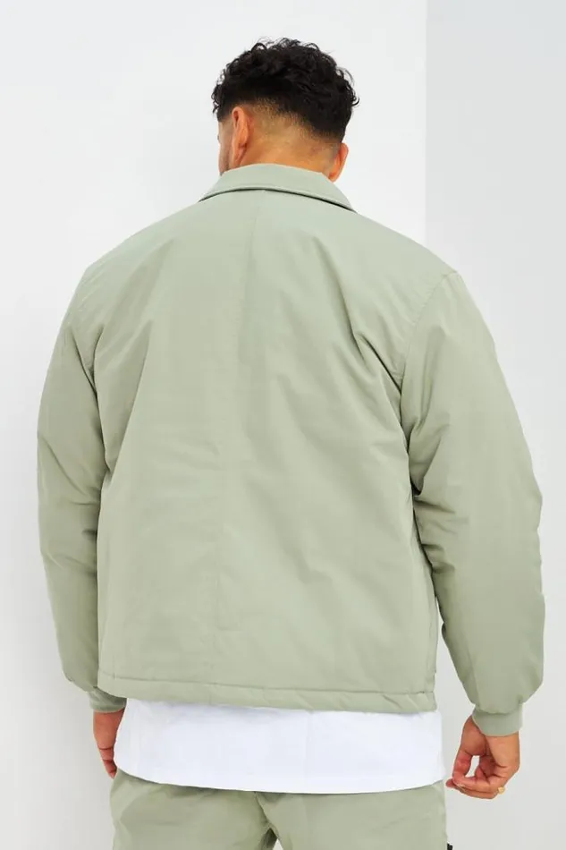 Men Blouson Kaki Poches Zippes Khaki Brentiny Paris Jackets