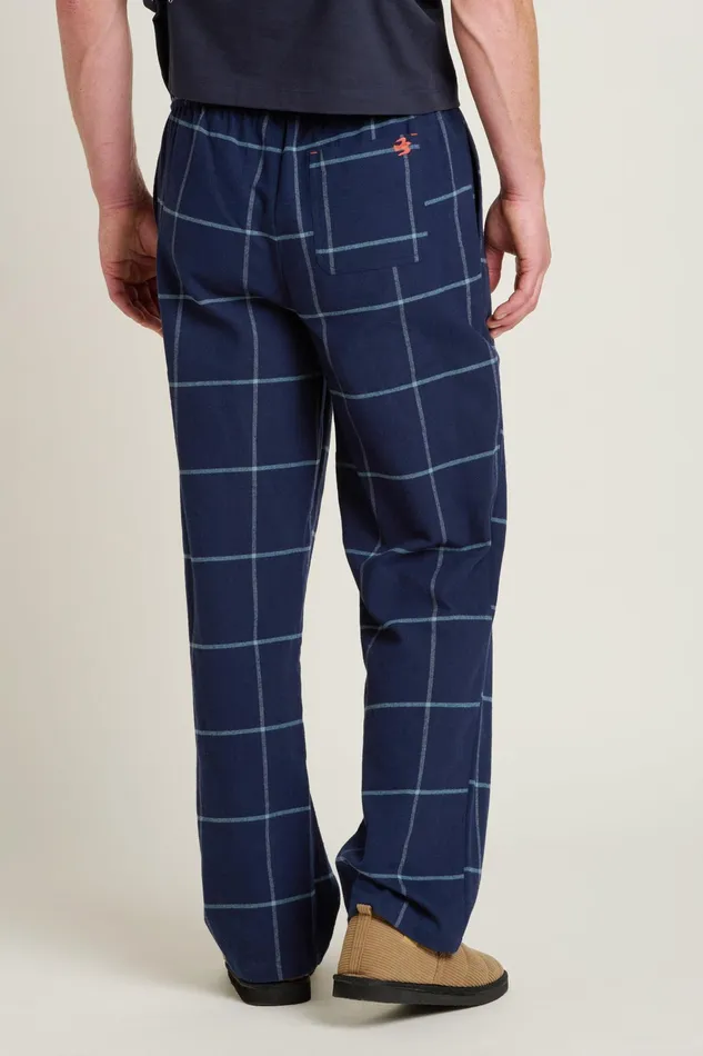 Men Brakeburn Pyjamas Navy Navy Check Pyjama Bottoms