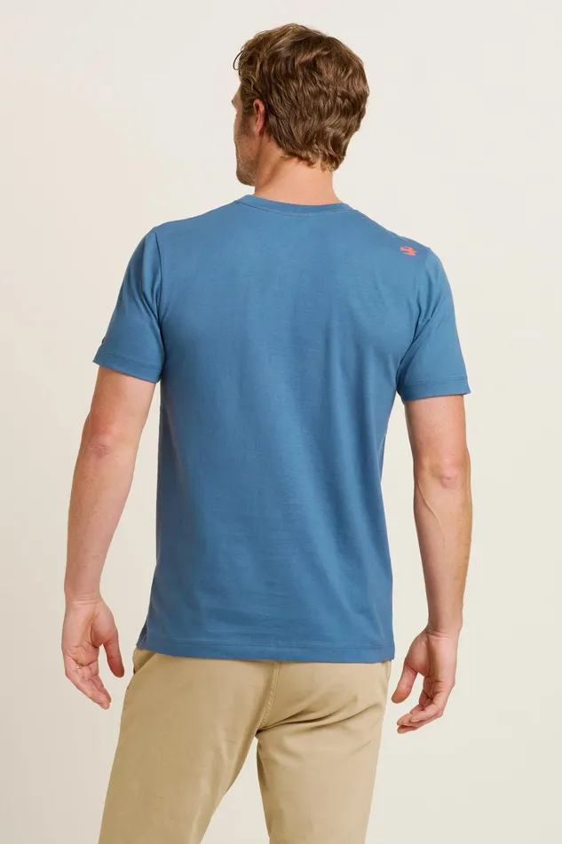 Men Brakeburn TShirts Blue Paddleboard Tee