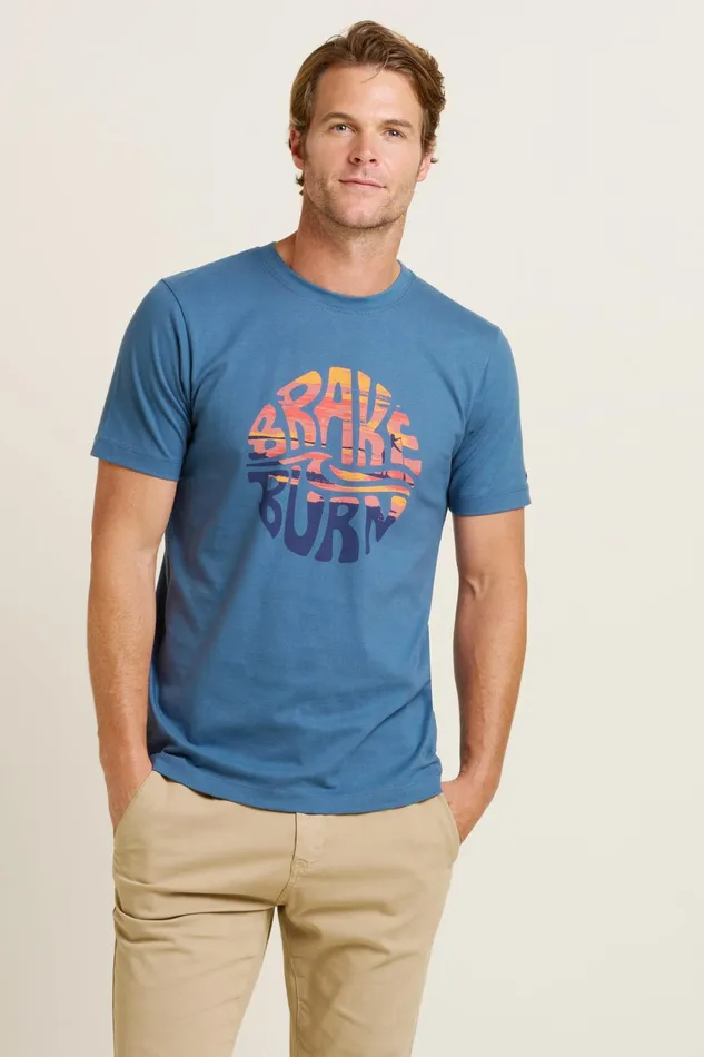 Men Brakeburn TShirts Blue Paddleboard Tee
