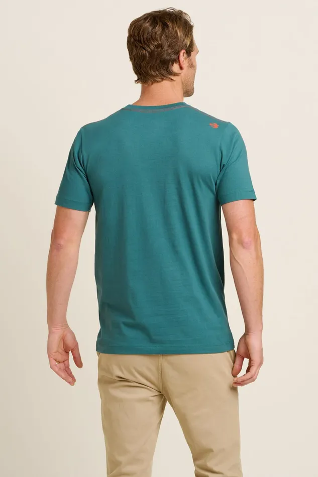 Men Brakeburn TShirts Green Outdoors Tee