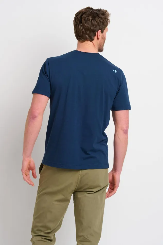 Men Brakeburn TShirts Navy Paddleboard Tee