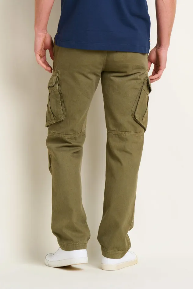 Men Brakeburn Trousers And Shorts Khaki Cargos