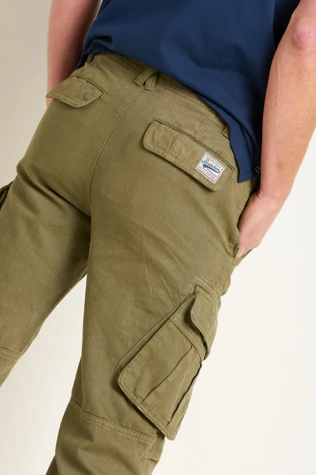 Men Brakeburn Trousers And Shorts Khaki Cargos