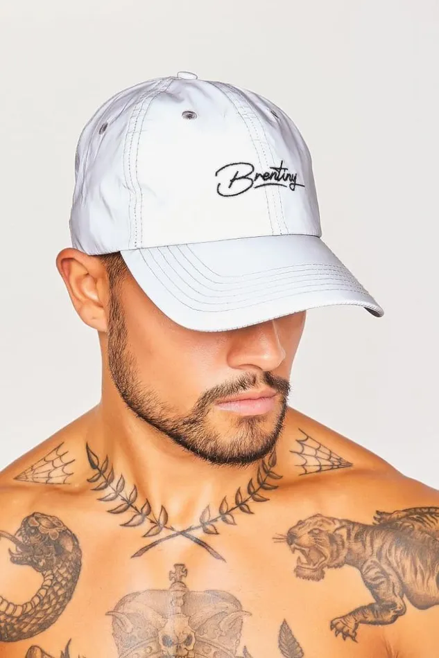 Men Brentiny Gray Reflective Cap Brentiny Paris Caps And Bobs