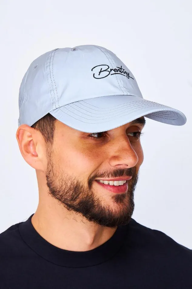 Men Brentiny Gray Reflective Cap Brentiny Paris Caps And Bobs