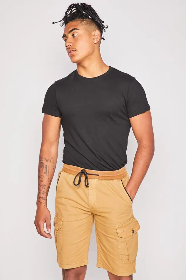 Men Brown Shorts With Pockets Brown Brentiny Paris Shorts