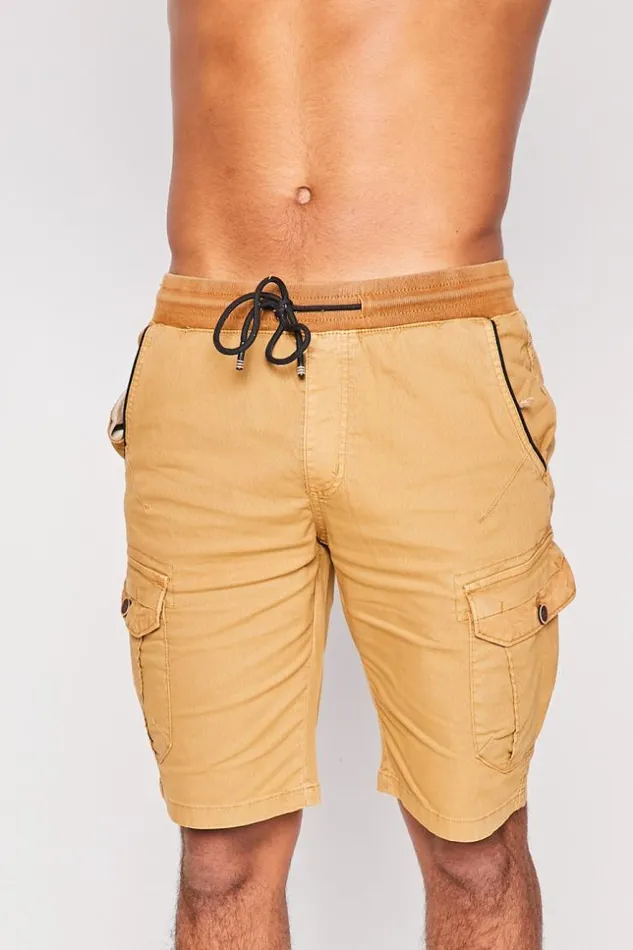 Men Brown Shorts With Pockets Brown Brentiny Paris Shorts