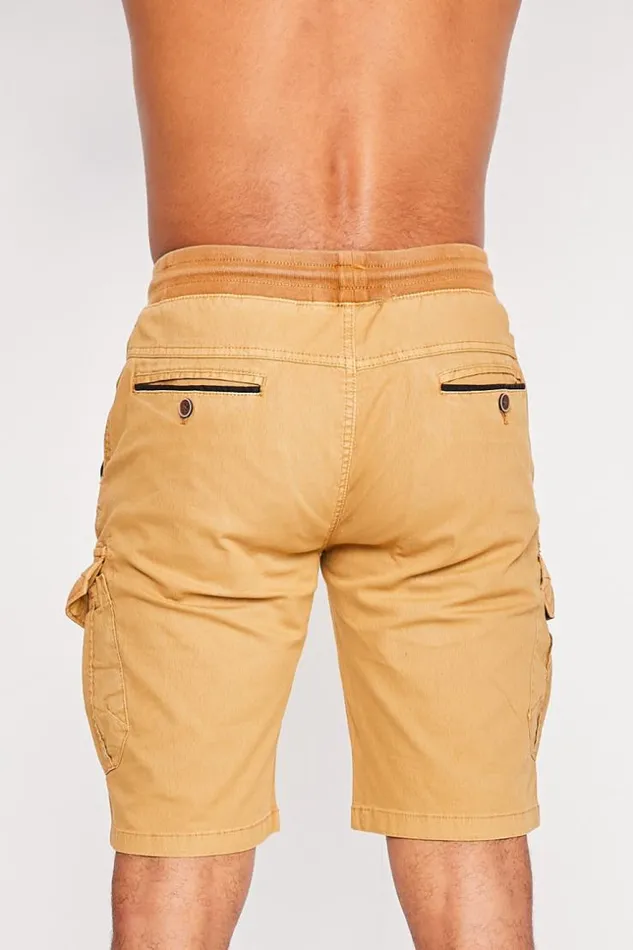 Men Brown Shorts With Pockets Brown Brentiny Paris Shorts