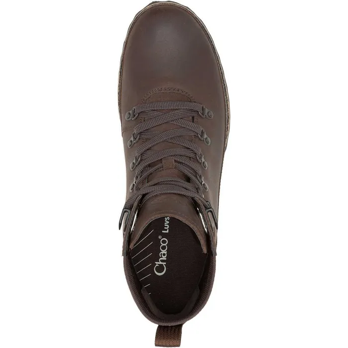 Men Chaco Boots Fields Lace Waterproof Boot Dark Brown