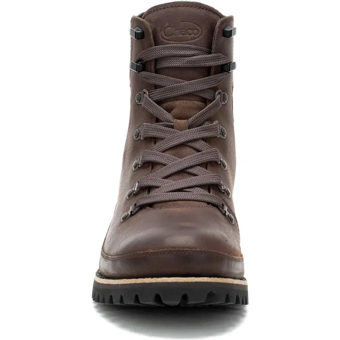 Men Chaco Boots Fields Lace Waterproof Boot Dark Brown