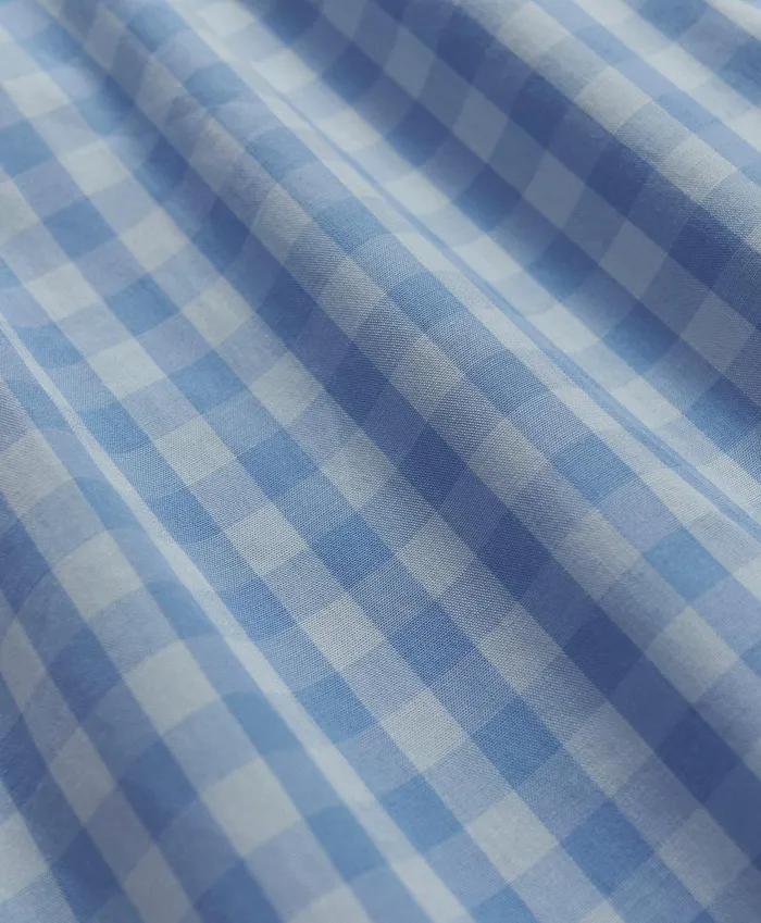 Men Cotton Broadcloth Gingham Boxers Chambray Blue Brooks Brothers Underwear