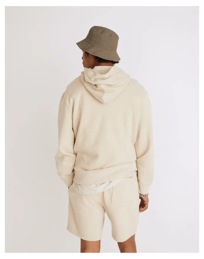 Men Cotton Hemp Terry Henley Hoodie Sweatshirt Sunfaded Sage Madewell Sweatshirts and Sweatpants Men Cotton Hemp Terry Henley Hoodie Sweatshirt Sunfaded Sage Madewell Sweatshirts and Sweatpants
