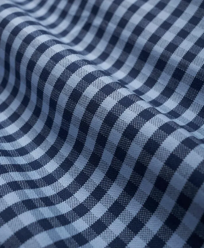 Men Cotton Oxford Gingham Boxers Light Blue Brooks Brothers Underwear