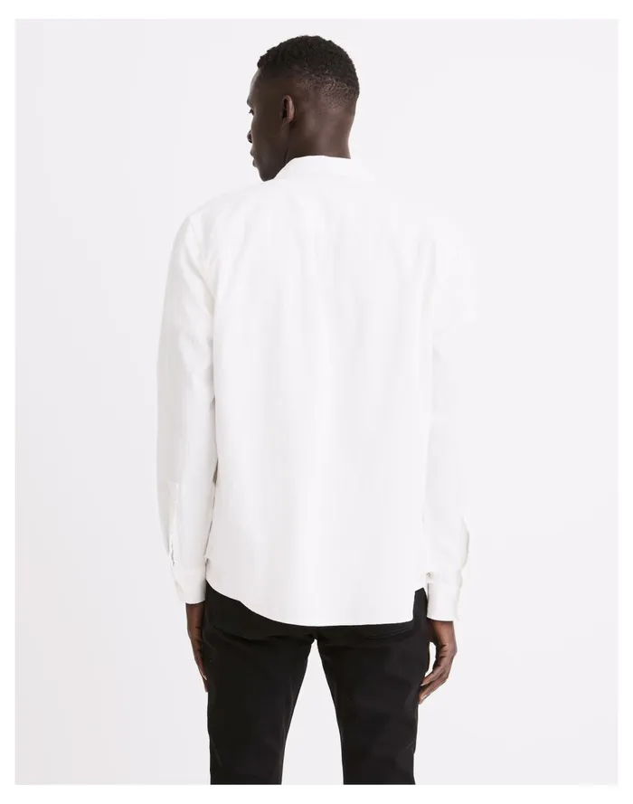 Men Crinkle Cotton Perfect Long Sleeve Shirt Lighthouse Madewell Shirts Men Crinkle Cotton Perfect Long Sleeve Shirt Lighthouse Madewell Shirts