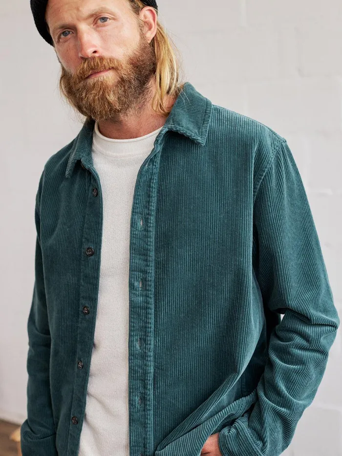 Men Dangar 8211 Mediterranean Blue TWOTHIRDS Shirts