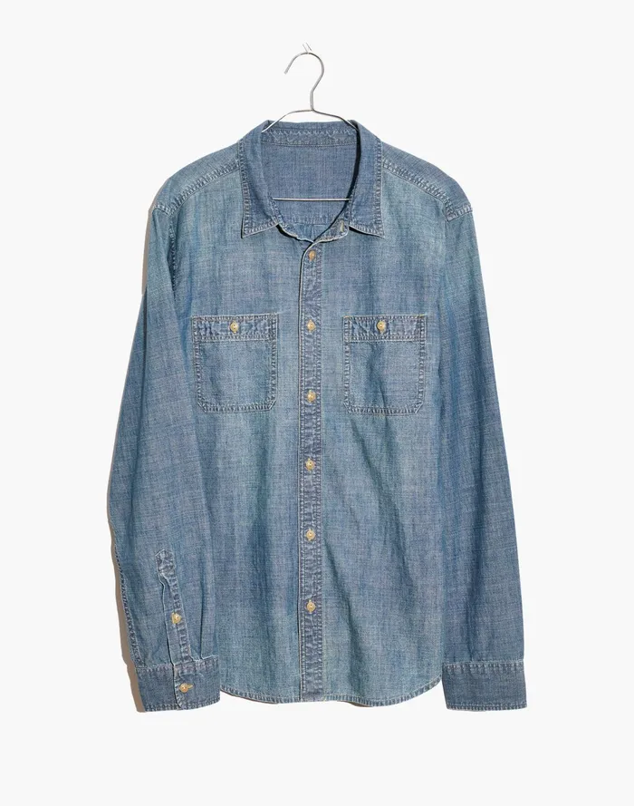Men Denim Perfect Shirt In Winterdale Wash Winterdale Wash Madewell Shirts Men Denim Perfect Shirt In Winterdale Wash Winterdale Wash Madewell Shirts