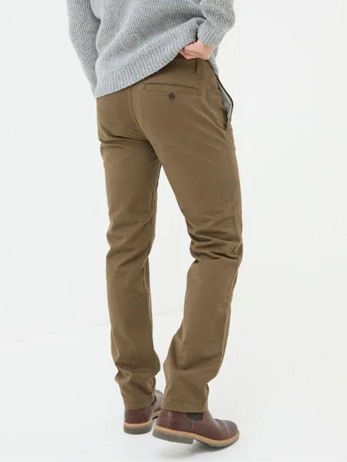 Men Fatface Chinos Brown Modern Coastal Chinos