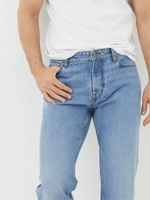 Men Fatface Jeans Blue Straight Fit Jeans Men Fatface Jeans Blue Straight Fit Jeans