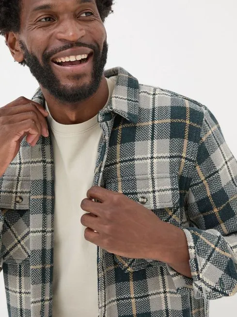 Men Fatface Shirts Grey Long Sleeve Herringbone Rafety Check 100 Cotton Shirt Men Fatface Shirts Grey Long Sleeve Herringbone Rafety Check 100 Cotton Shirt