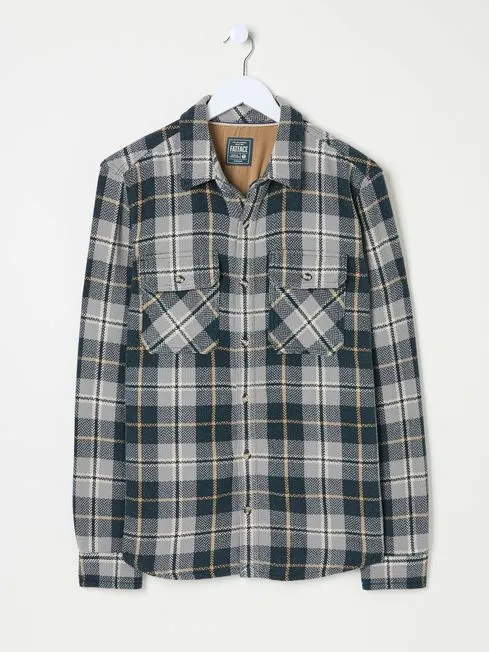 Men Fatface Shirts Grey Long Sleeve Herringbone Rafety Check 100 Cotton Shirt Men Fatface Shirts Grey Long Sleeve Herringbone Rafety Check 100 Cotton Shirt