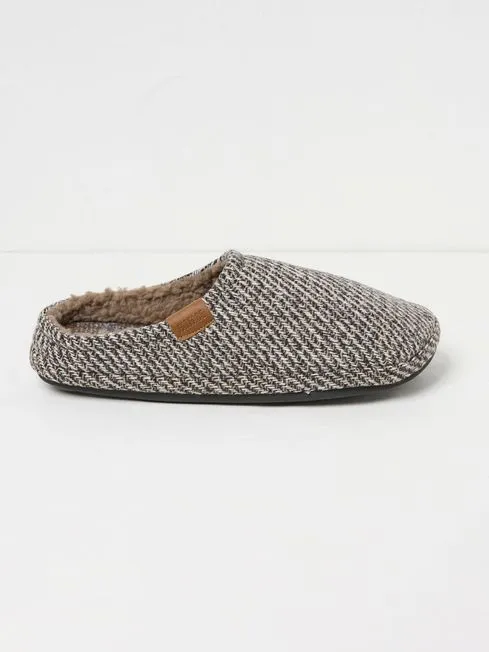 Men Fatface Slippers Oatmeal Jamieson Slippers