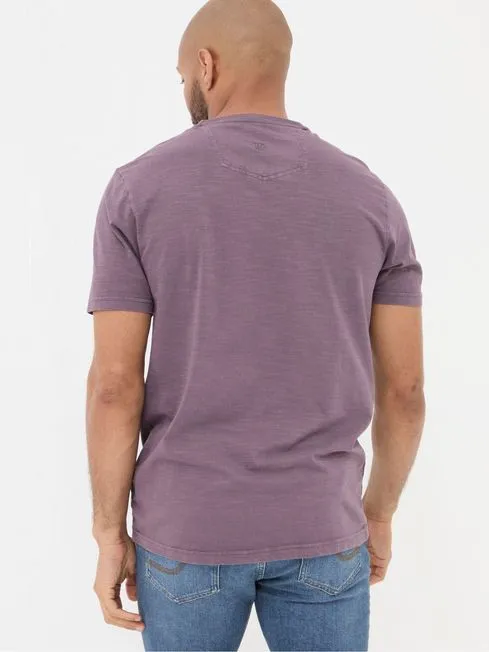 Men Fatface TShirts Jeep Purple Nature Graphic TShirt