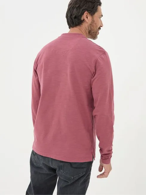 Men Fatface TShirts Pink Woodside Slub Henley Men Fatface TShirts Pink Woodside Slub Henley
