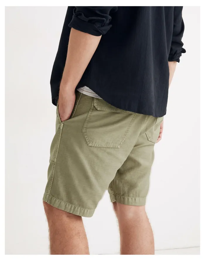 Men Garment Dyed Relaxed Workwear Shorts Pale Fatigue Madewell Shorts Men Garment Dyed Relaxed Workwear Shorts Pale Fatigue Madewell Shorts
