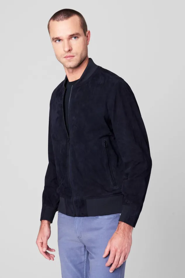 Men Jackets Blank Nyc True Blue Bomber Men Jackets Blank Nyc True Blue Bomber