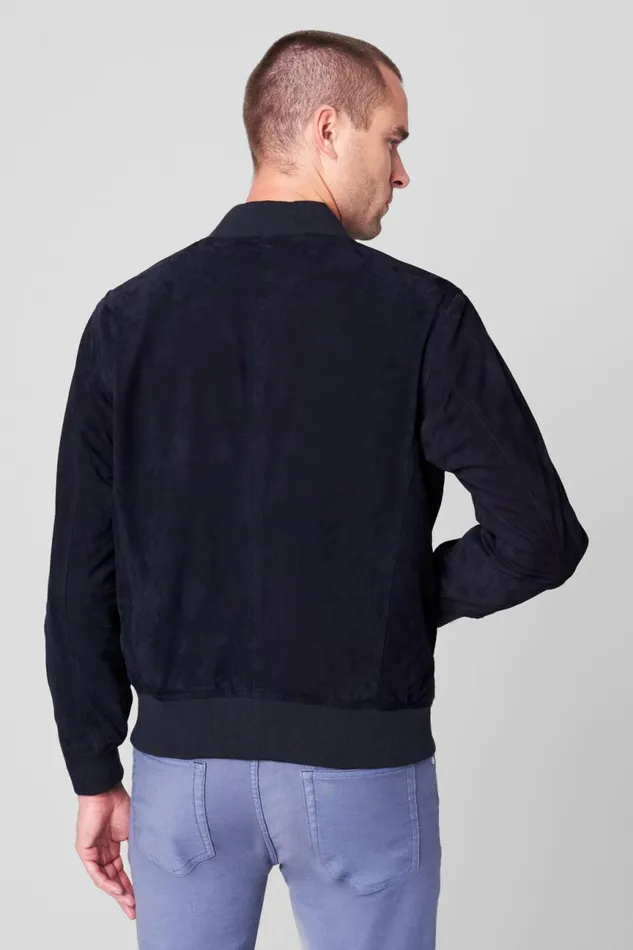 Men Jackets Blank Nyc True Blue Bomber Men Jackets Blank Nyc True Blue Bomber