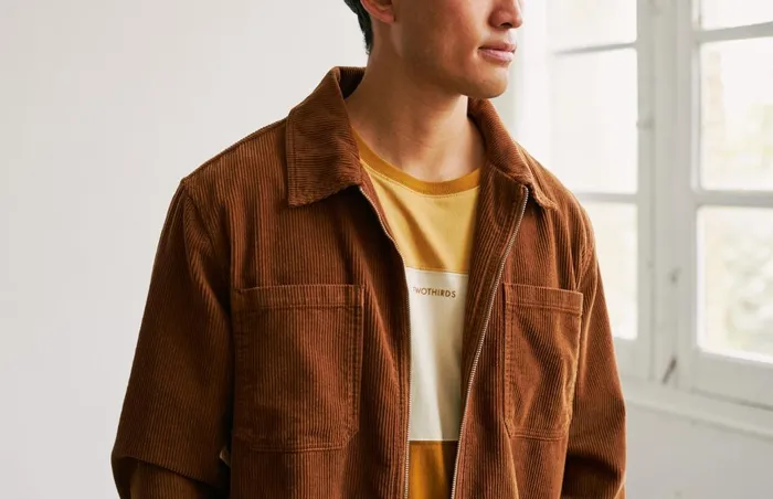 Men Jackets Men 8211 Greenly 8211 Golden Brown TWOTHIRDS Jackets