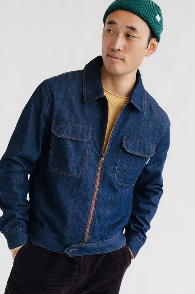 Men Jackets Men 8211 Sebree 8211 Dark Blue TWOTHIRDS Jackets