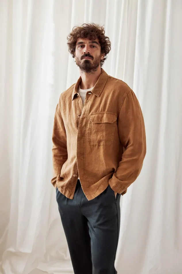 Men Jackets Men 8211 Walpole 8211 Camel Toast TWOTHIRDS Shirts