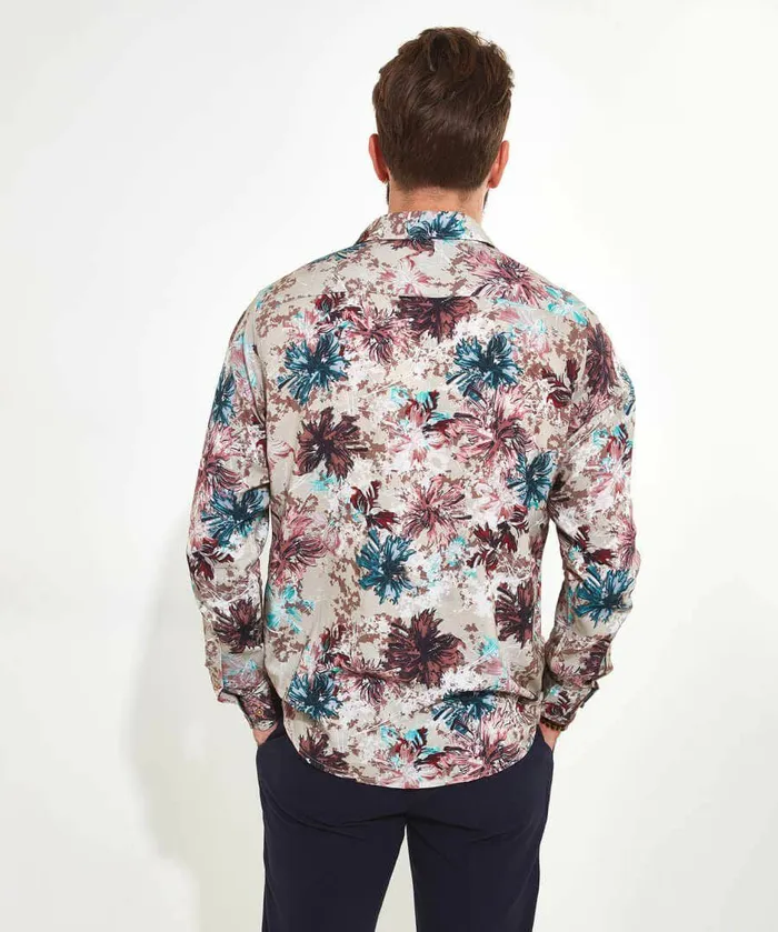 Men Joe Browns Fabulous Floral Shirt Pink Men Joe Browns Fabulous Floral Shirt Pink