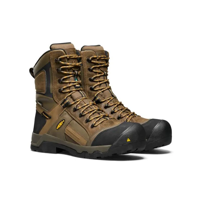 Men KEEN Boots Brown Work Boots 8211 CSA Davenport 8quot 200G Men KEEN Boots Brown Work Boots 8211 CSA Davenport 8quot 200G
