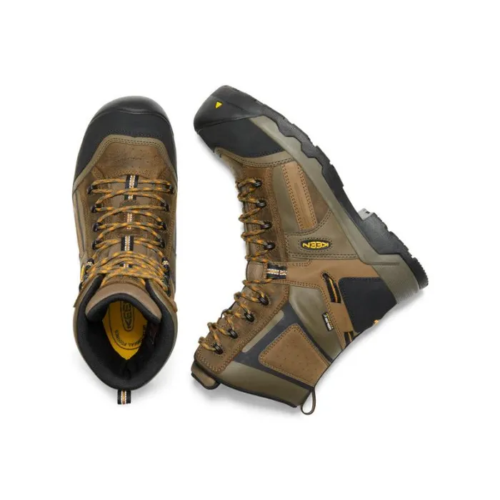 Men KEEN Boots Brown Work Boots 8211 CSA Davenport 8quot 200G Men KEEN Boots Brown Work Boots 8211 CSA Davenport 8quot 200G