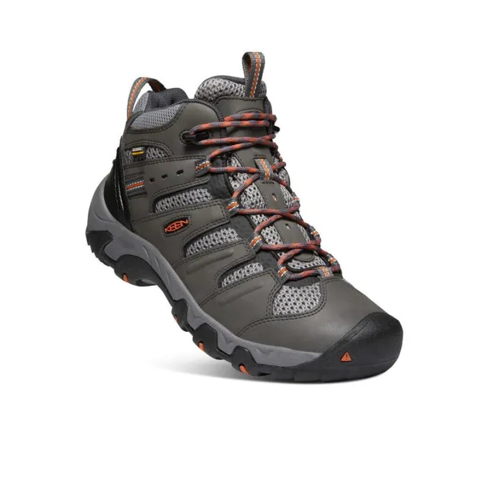 Men KEEN Boots Grey Hiking Boots 8211 Koven Mid WP Men KEEN Boots Grey Hiking Boots 8211 Koven Mid WP