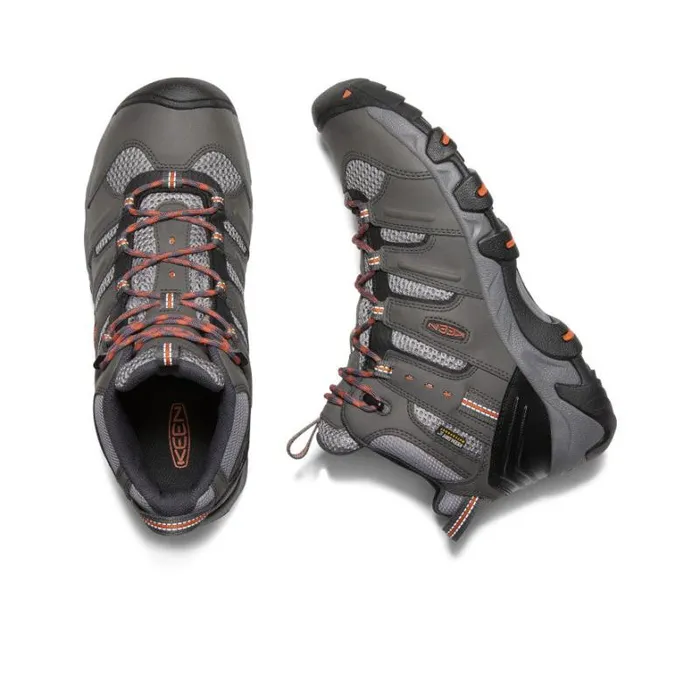 Men KEEN Boots Grey Hiking Boots 8211 Koven Mid WP Men KEEN Boots Grey Hiking Boots 8211 Koven Mid WP