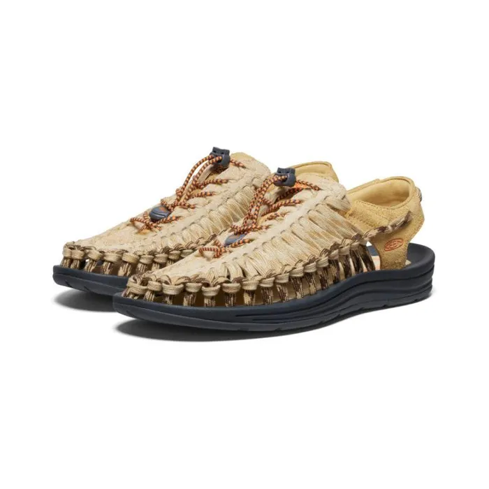 Men KEEN Casual UNEEK Flat New WheatReed Yellow Sandal Men KEEN Casual UNEEK Flat New WheatReed Yellow Sandal