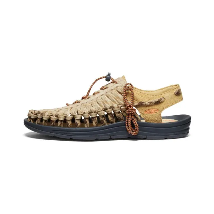 Men KEEN Casual UNEEK Flat New WheatReed Yellow Sandal Men KEEN Casual UNEEK Flat New WheatReed Yellow Sandal
