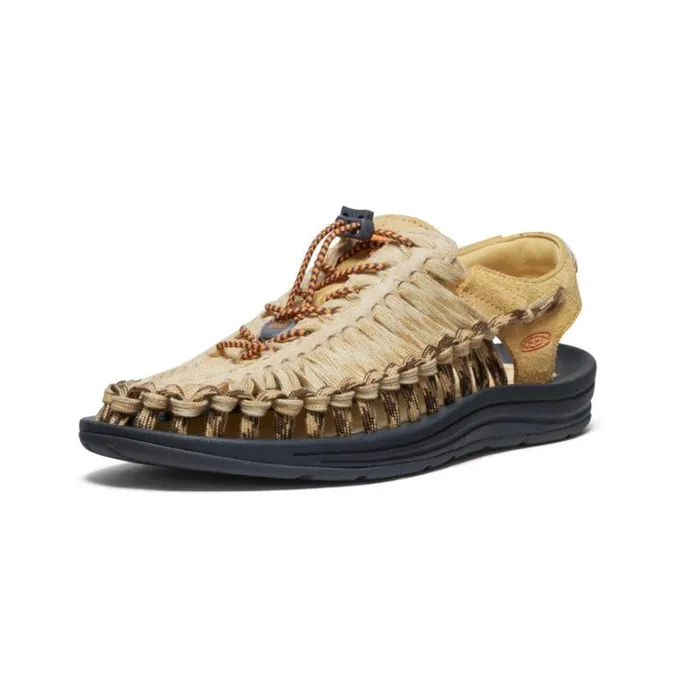 Men KEEN Casual UNEEK Flat New WheatReed Yellow Sandal Men KEEN Casual UNEEK Flat New WheatReed Yellow Sandal