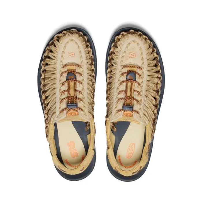 Men KEEN Casual UNEEK Flat New WheatReed Yellow Sandal Men KEEN Casual UNEEK Flat New WheatReed Yellow Sandal