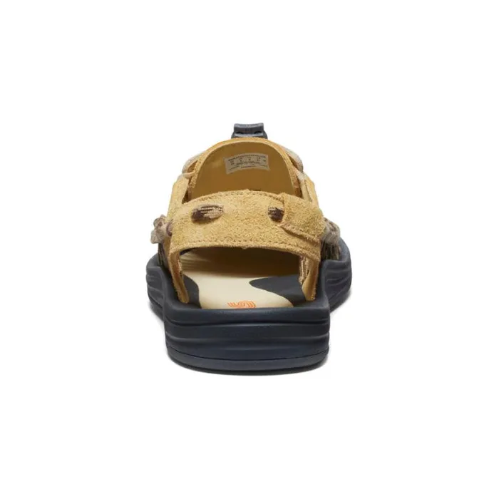 Men KEEN Casual UNEEK Flat New WheatReed Yellow Sandal Men KEEN Casual UNEEK Flat New WheatReed Yellow Sandal