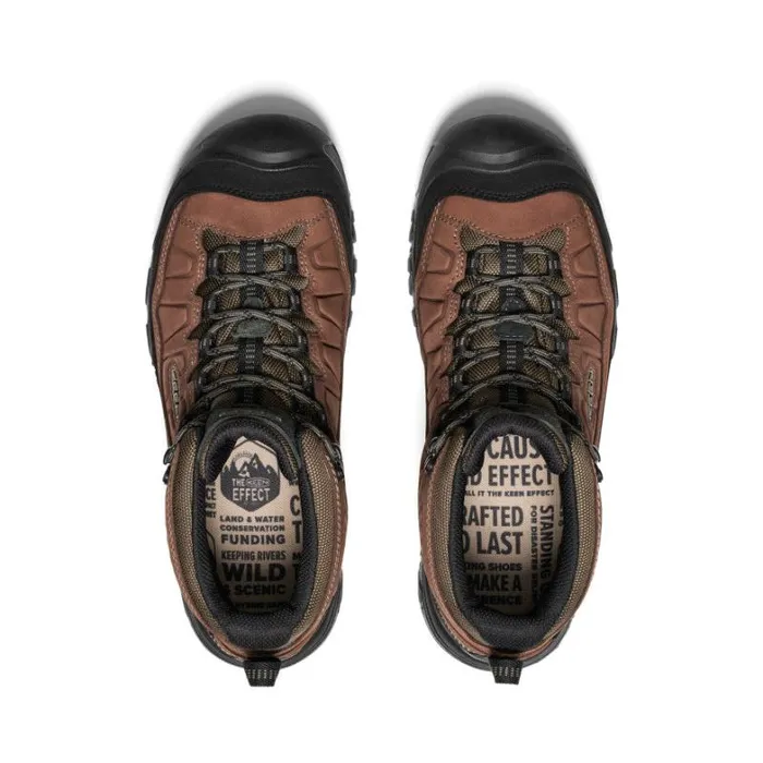 Men KEEN Hike Targhee IV Mid Height Waterproof BisonBlack Leather Hiking Boot Men KEEN Hike Targhee IV Mid Height Waterproof BisonBlack Leather Hiking Boot
