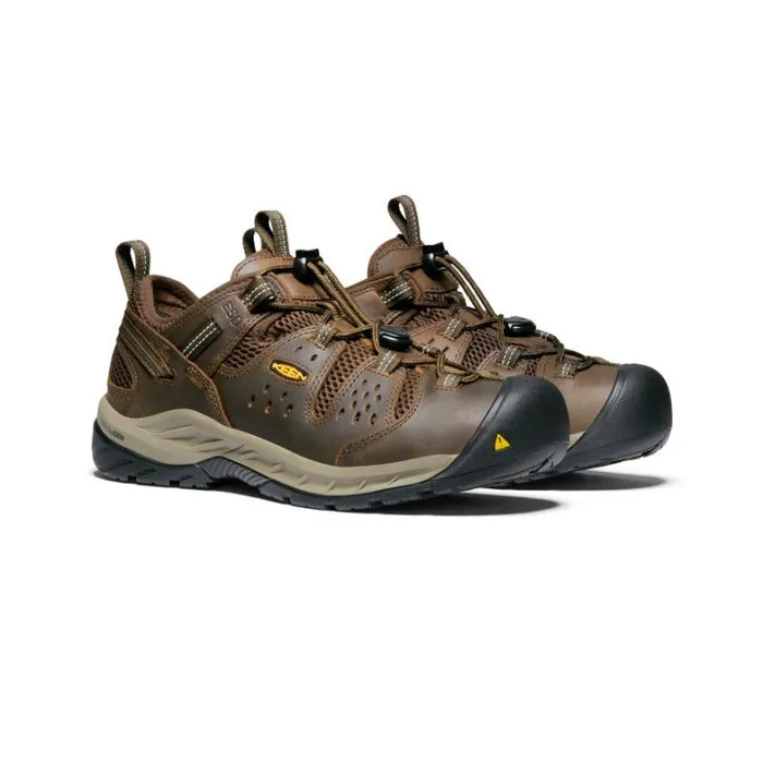 Men KEEN Shoes Atlanta Cool II ESD Soft Toe Cascade BrownForest Night Men KEEN Shoes Atlanta Cool II ESD Soft Toe Cascade BrownForest Night