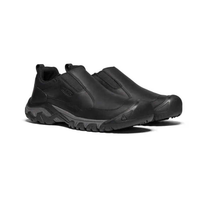 Men KEEN Shoes Black Leather SlipOn039s 8211 Targhee III Men KEEN Shoes Black Leather SlipOn039s 8211 Targhee III